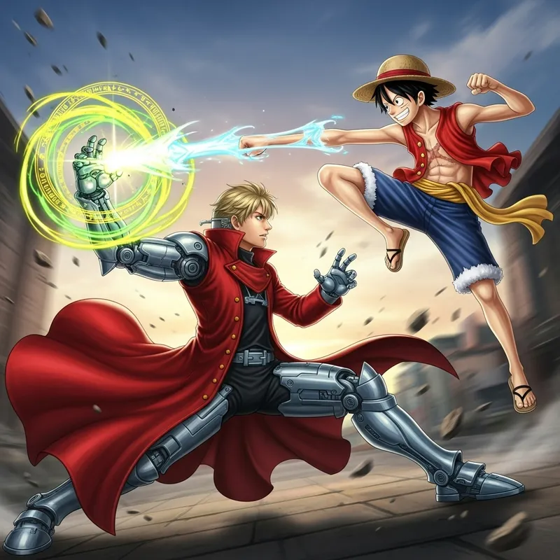 Edward Elric vs Luffy: Alchemy vs Elasticity