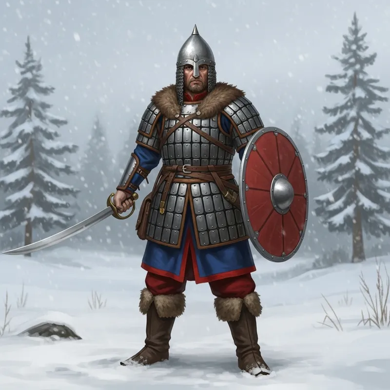 Russian Warrior: Embodying the Spirit of Valor