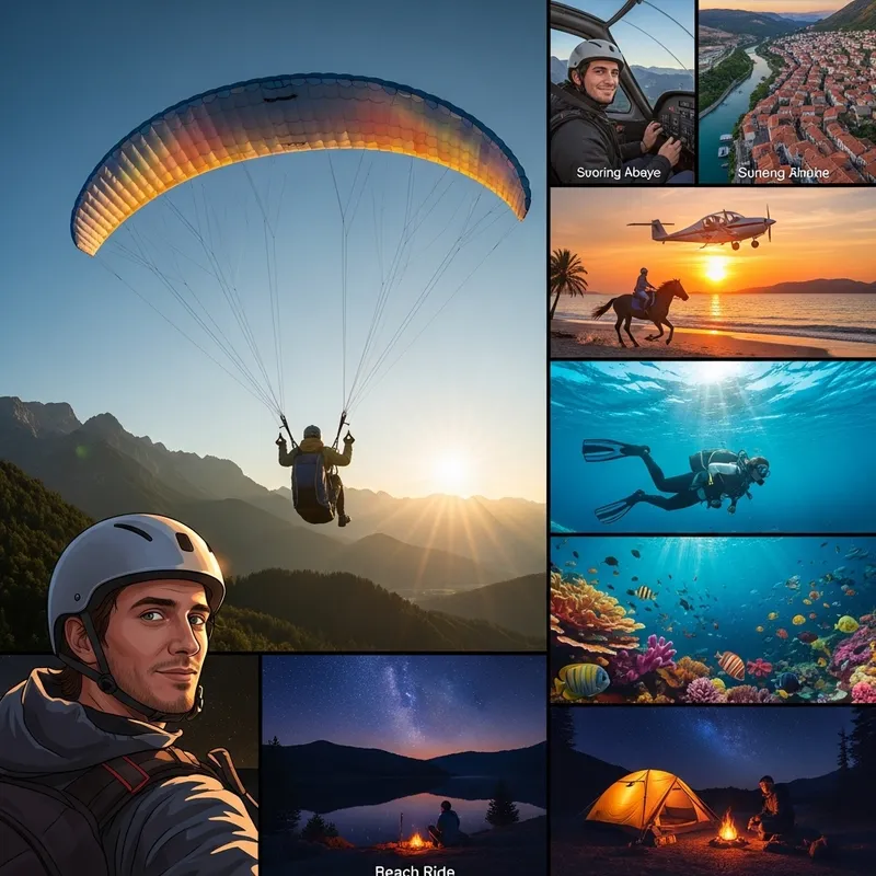 Diverse Adventures: Paragliding, Aviation, Horse Riding & More