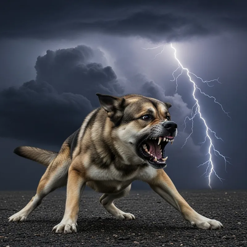 Fierce Dog Growling: Capturing Intense Aggression Fierce Dog Growling: Capturing Intense Aggression