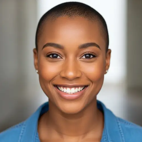 Young Black Woman Portrait | Beauty, Joy, Almond Eyes