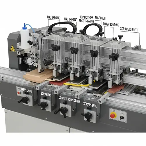 Edge Banding Machine for Woodworking | Automated Stations