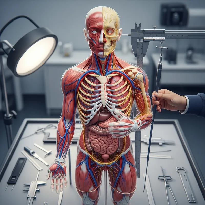 Anatomical Human Body Model: Measurement & Analysis
