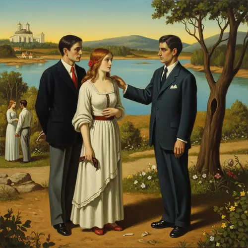 Forsaken Summer Love | Surrealistic Oil Painting