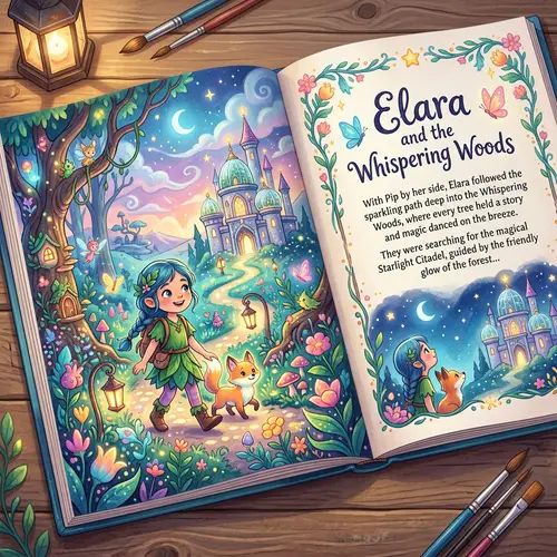 Whimsical Picture Book with Colorful Illustrations