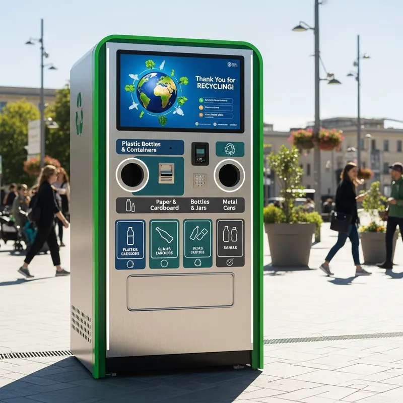 Innovative Recycling Vending Machine for Eco-Friendly Disposal