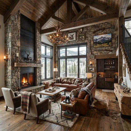 Modern Hunting Lodge Interior Design Ideas