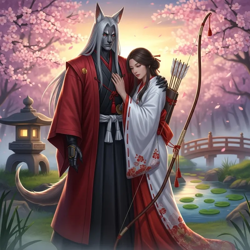 Inuyasha and Kikyo: Mysterious Samurai and Priestess Connection