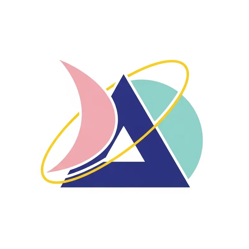 Modern Logo Design with Abstract Geometric Shapes