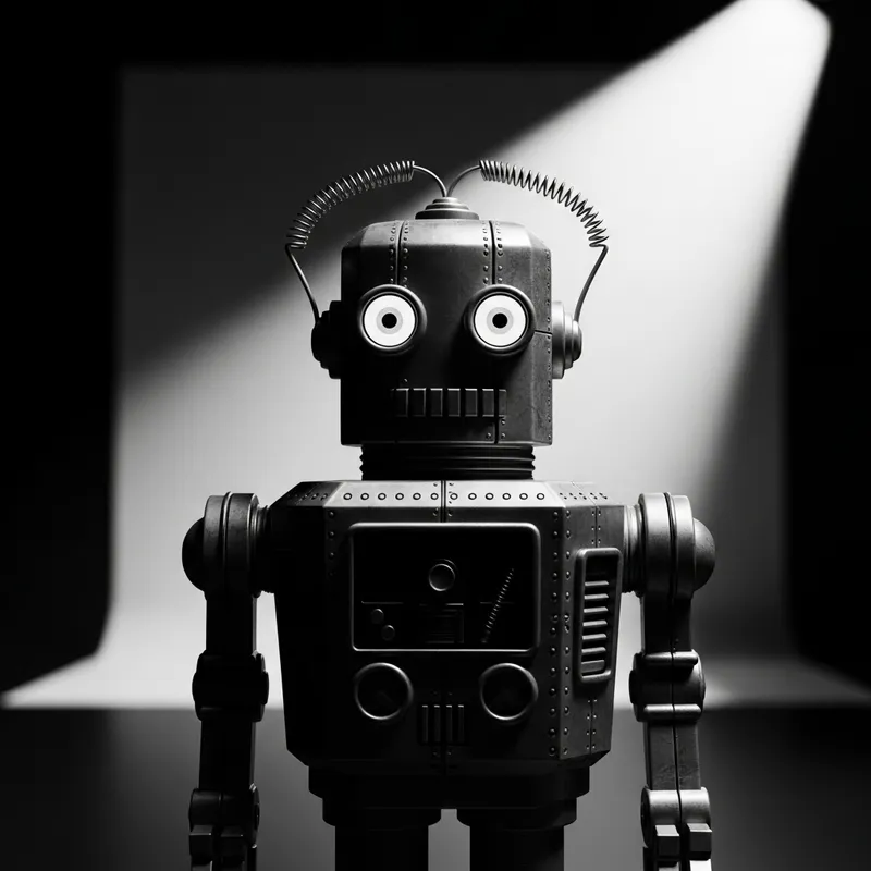 1950's Retro-Futuristic Robot from Sci-Fi Movie