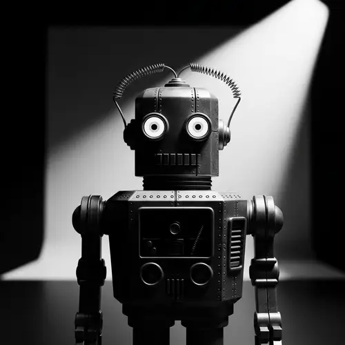 Classic 1950's Retro-Futuristic Robot Design