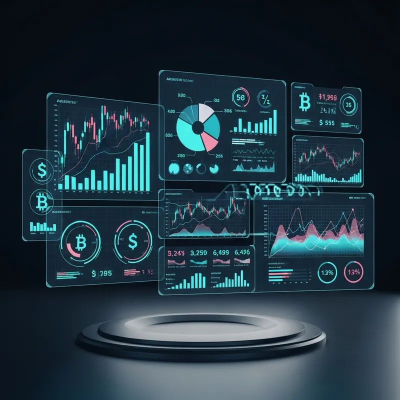 Futuristic Financial Data | Digital Dashboard Insights