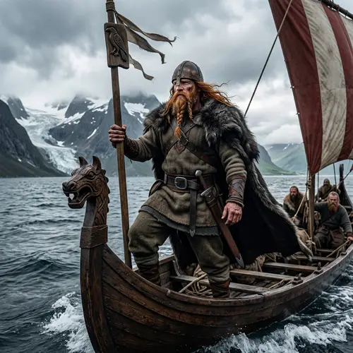 Powerful Viking Warrior: Conquer New Lands and Glory