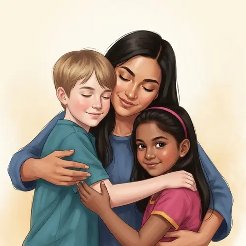 Tender Moments of Motherhood in Digital Art