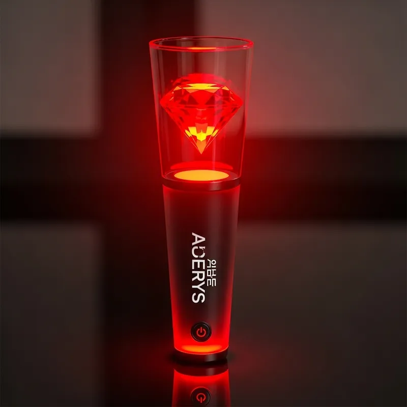 Aerys K-Pop Girl Group Lightstick | Red Diamond Illumination