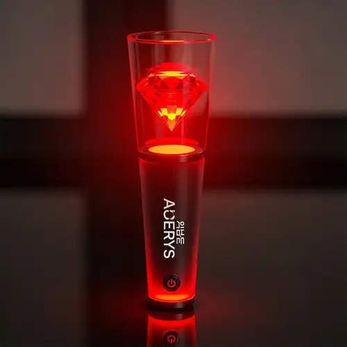 Aerys K-Pop Girl Group Red Lightstick with Diamond