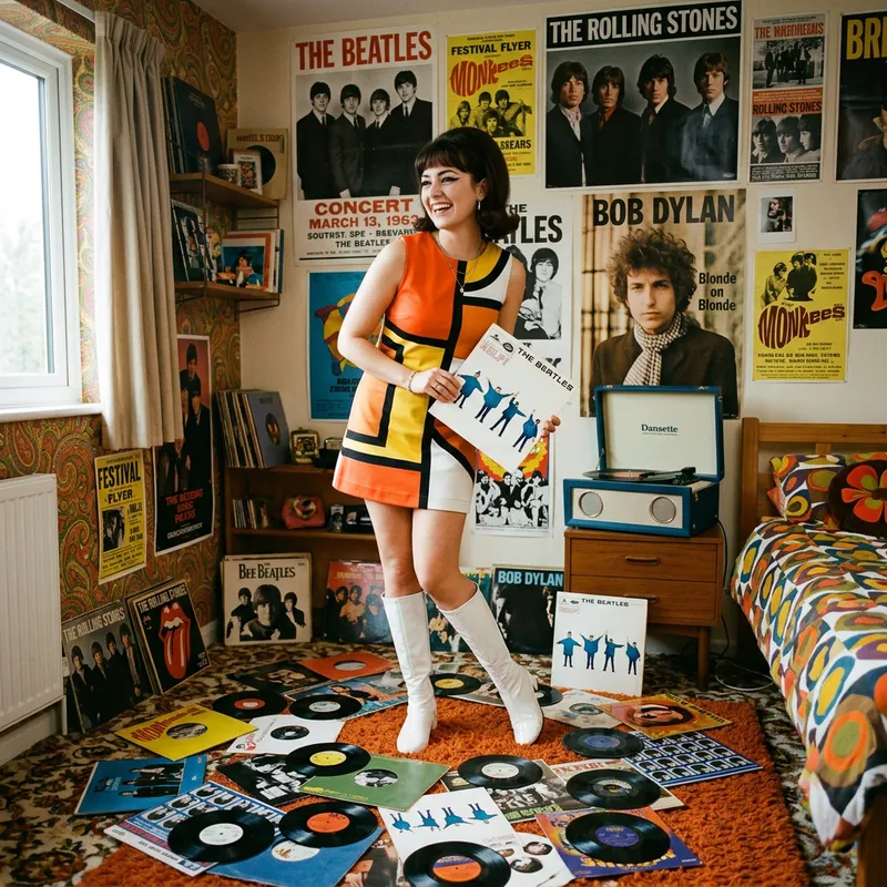 60s Bedroom Style: Retro Fashion & Music 60s Bedroom Style: Retro Fashion & Music