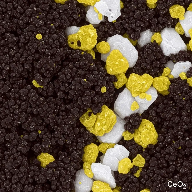 CoMn2O4 and CeO2: Contrasting Oxide Mixtures