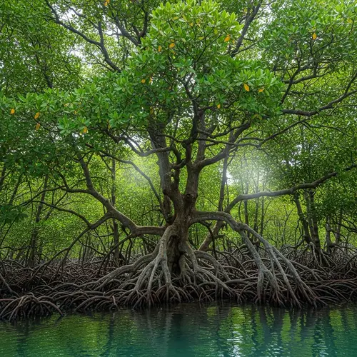 Enchanting Mangrove Tree: Ecosystem of Lush Beauty