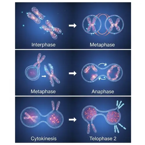Mayosis Process Explained: From Interphase to Telophase 2