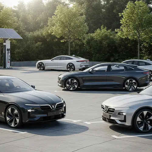 Contemporary Vinfast Electric Cars - Future Technology Showcase