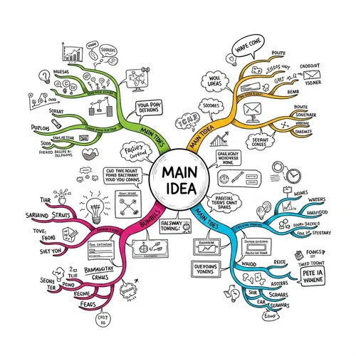 Creative Mind Map Design: Explore Ideas & Concepts