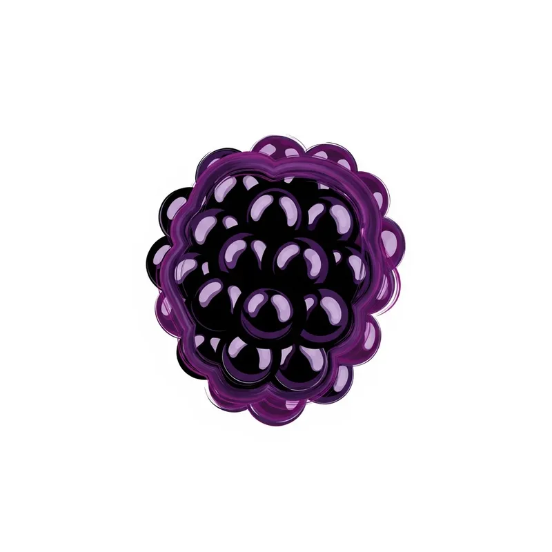 Stylish Blackberry Paint Logo Design