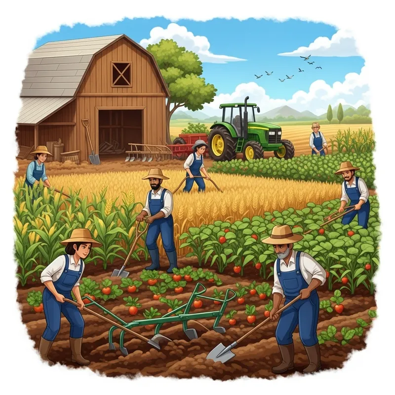 Agricultural Diversity: Fields, Farmers, and Tools Agricultural Diversity: Fields, Farmers, and Tools