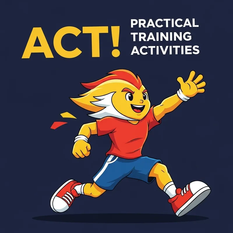 Dynamic Mascot Design for Practical Training Activities