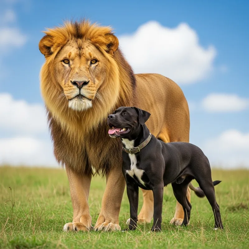 Lion and Dog: Unlikely Friends in Serenity