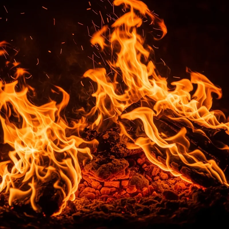 Bright Flames & Embers: Intense Fire Dance