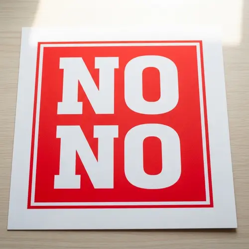 My No No Square Art Design