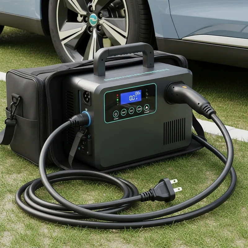 Portable AC EV Charger with Carry Bag - Emergency EV Charging Solution