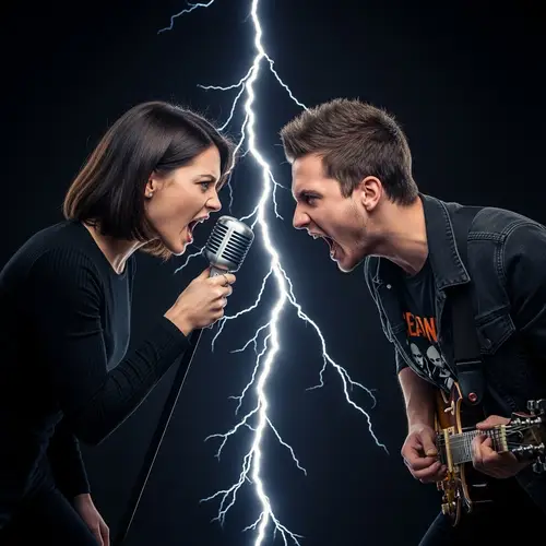 European Musicians Confrontation: Female Singer vs Male Guitarist
