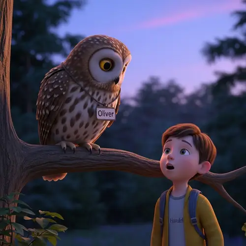 Surprising Encounter with Oliver the Friendly Owl | Magical Dream Come True