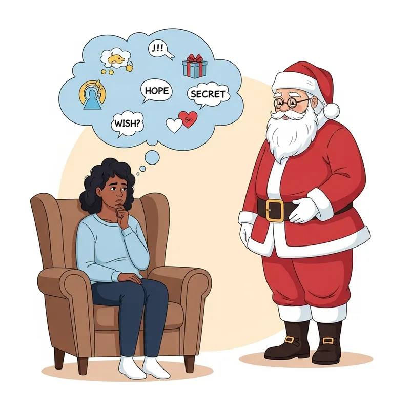 Be a Secret Santa: Listening to Untold Thoughts