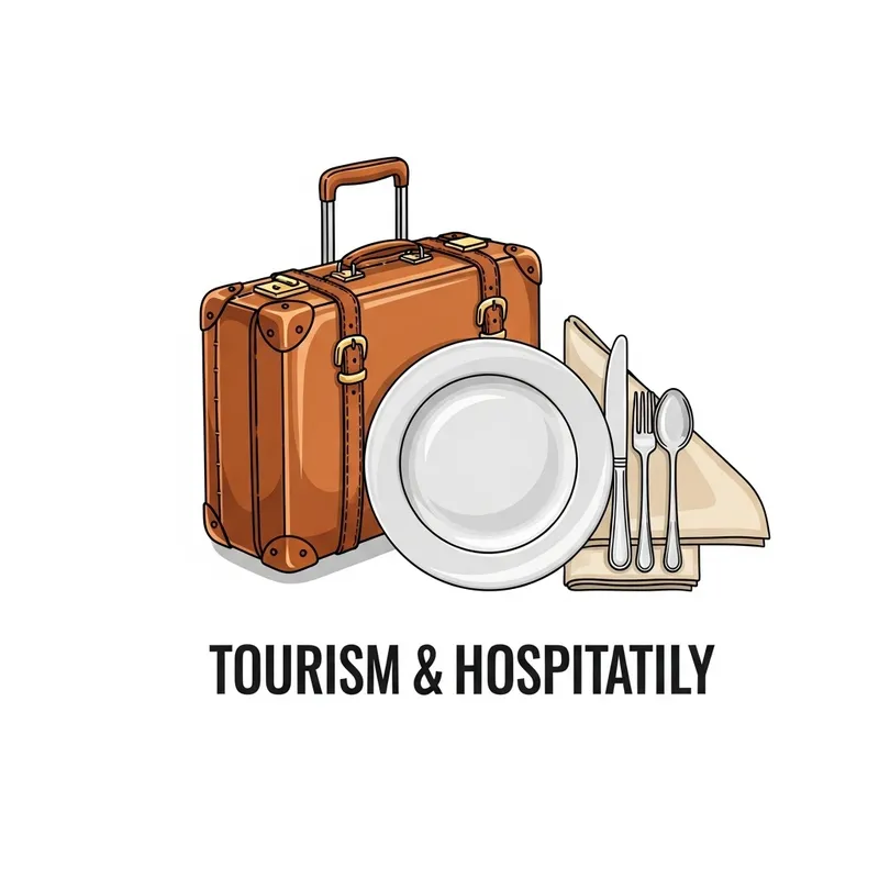 Vibrant Tourism & Hospitality Logo Design