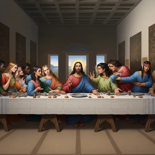 The Last Supper Painting by Leonardo da Vinci