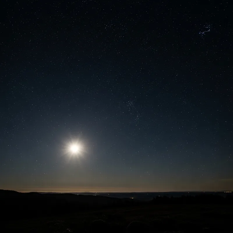 Calming Night Sky: A Celestial Invitation