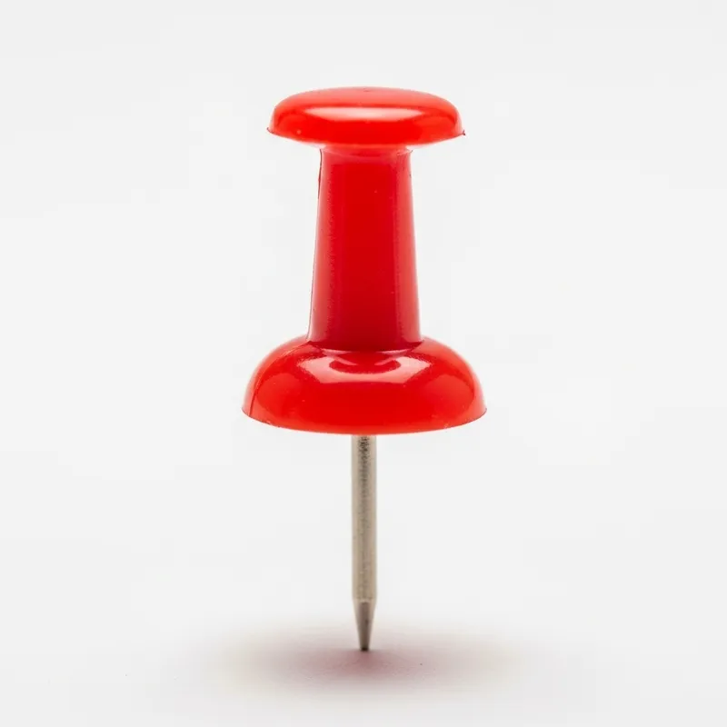 Standard Red and Silver Pushpin - Details and Materials Standard Red and Silver Pushpin - Details and Materials