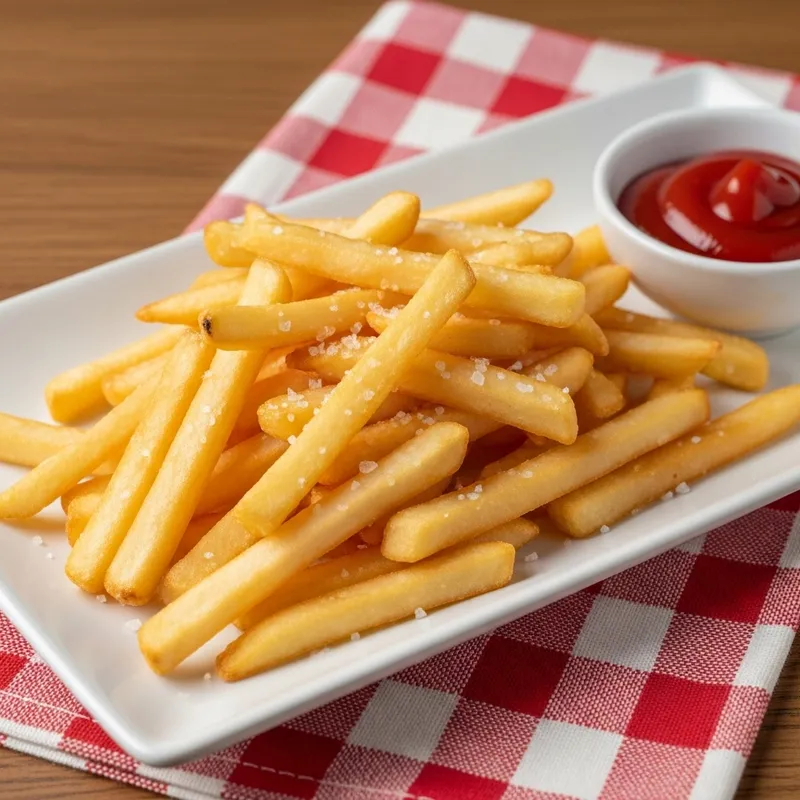 Crispy Golden French Fries | Perfectly Salted Crispy Golden French Fries | Perfectly Salted