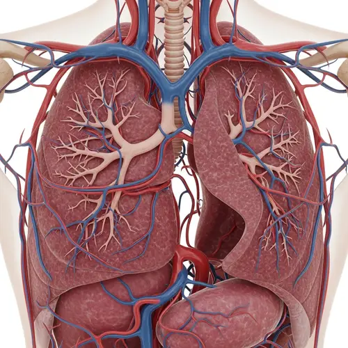 Human Lung Blood Vessels: Hyper-Realistic Anatomy
