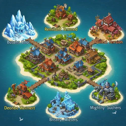 Mystical Islands: Ice, Earth, Wind, Creatures, Warriors