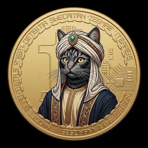 Luxury Sheikh Cat Coin: Unique Cryptocurrency Design