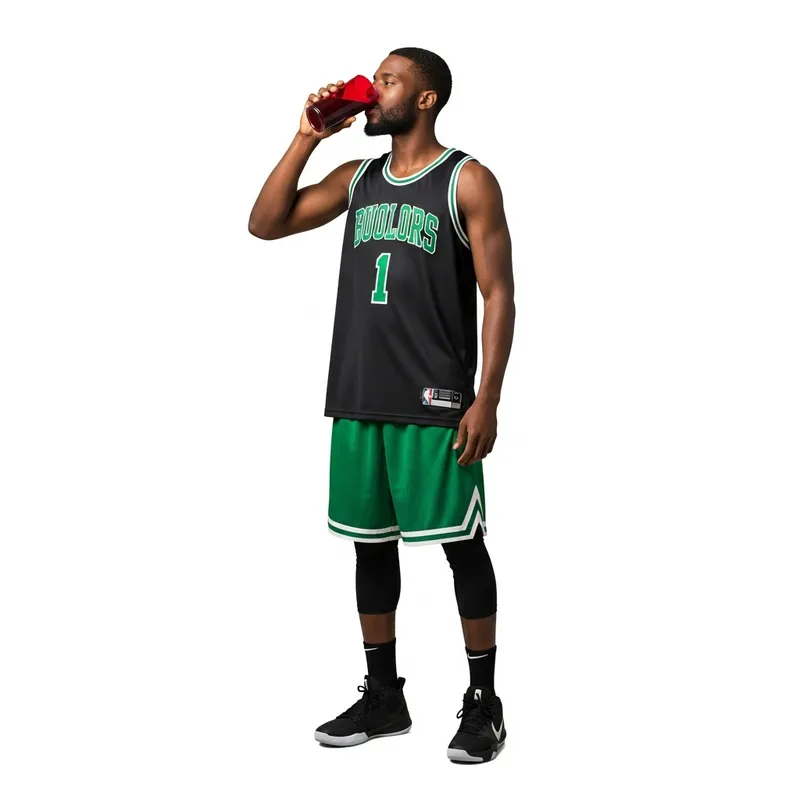 African-American Basketball Player Enjoys Grape Juice African-American Basketball Player Enjoys Grape Juice