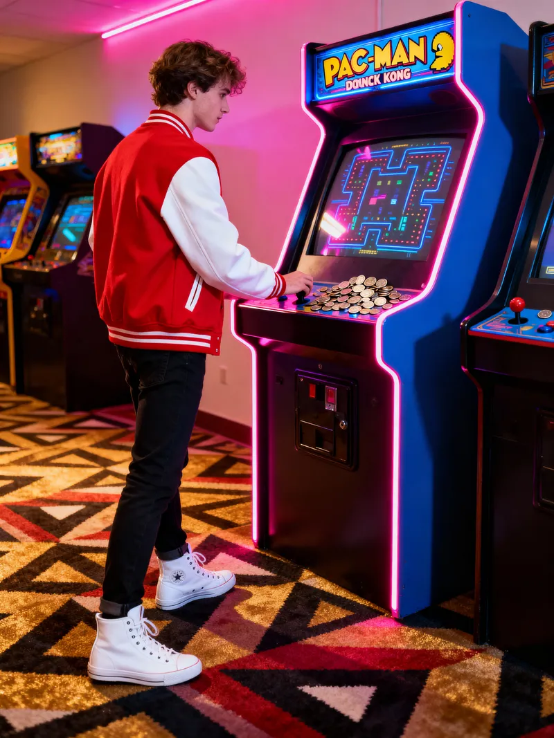 Retro 80s Arcade Experience: Play Pac-Man & Donkey Kong Retro 80s Arcade Experience: Play Pac-Man & Donkey Kong