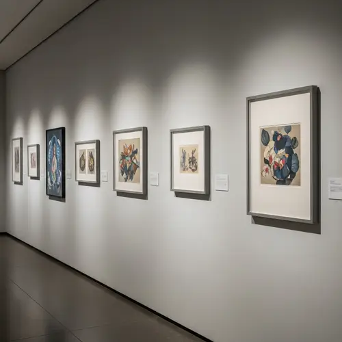 Artistic Mockup Wall Display | Grey Frames in Gallery Setting