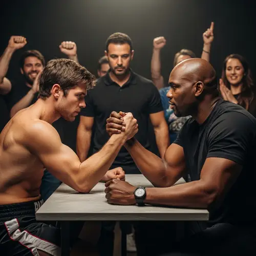 Rocky vs Apollo Creed Arm-Wrestling Match | Epic Battle Image