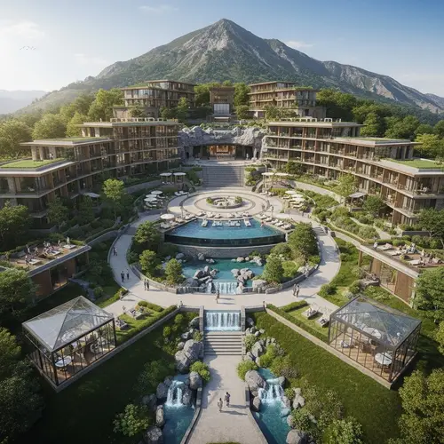 Luxury Mountain Resort | Panoramic Views, Infinity Pool & Spa Retreat