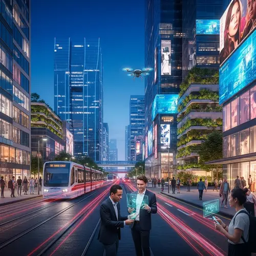 Futuristic Vibrant Cityscape: A Night to Remember